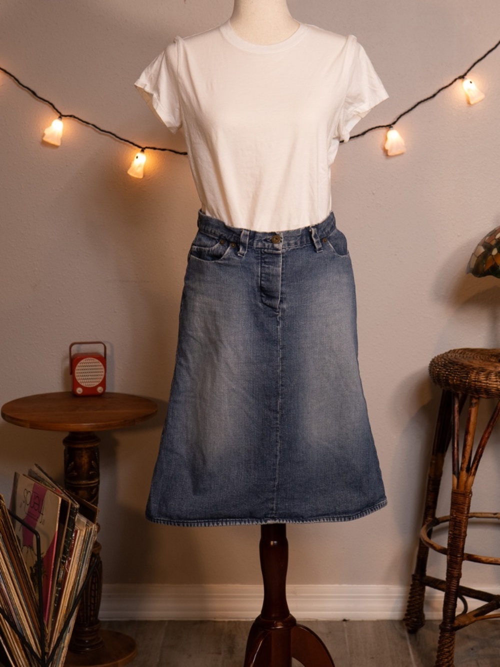 Gsus Original Denim Jean Skirt Size S